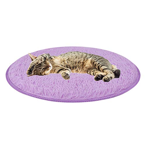 BOENTA Hundedecke Kuscheldecke Hund Kätzchenbett Welpenbett Luxus Hundebett Hundekiste Mat Welpen Matten Waschbares Hundebett Hundebett Zubehör Purple,l von BOENTA