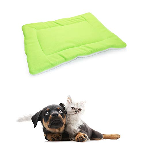 BOENTA Hundedecken Katzendecke Welpenbett Haustierdecke Katzendecke Warme Hundedecke Hundebett klein Hundekiste Bett Hundebett Zubehör Katzenbetten Green,XL von BOENTA