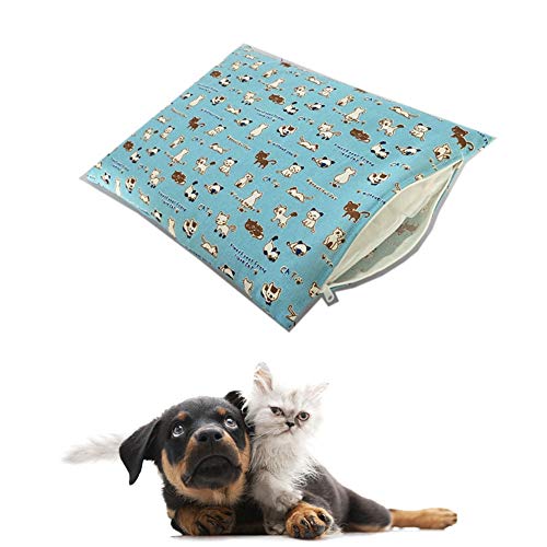 BOENTA Hundedecken Waschbar Katzendecke Flauschige Katze Mat Waschbares Hundebett Hundebett klein Hundekiste Bett Haustier-Auflage Haustierbett blue2,s von BOENTA