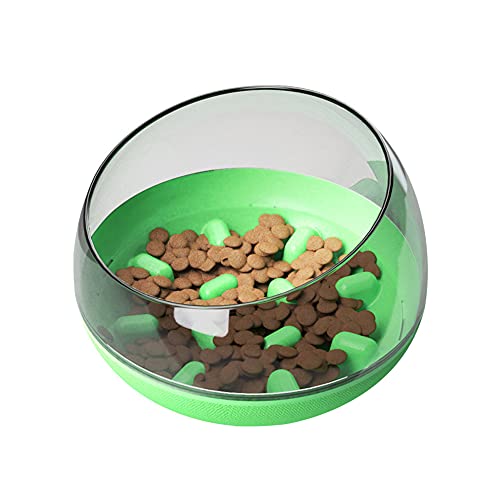 BOENTA Hundenapf Katzennapf rutschfest Labyrinth interaktive Katze Schüssel Interaktive Hundefutterautomaten Dog Treat Puzzle Spielzeug Bloat Stop Hundenapf Green von BOENTA