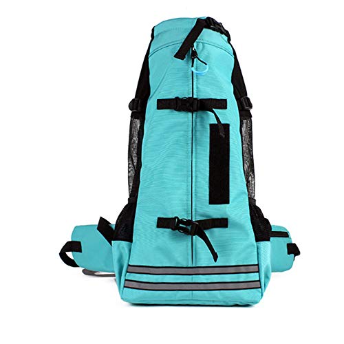 BOENTA Hunderucksack Hundetragetasche Verstellbarer Hunderucksack Welpenträger Haustierträger für Hunde Welpenträger für kleine Hunde Pet Travel Carrier Green,l von BOENTA