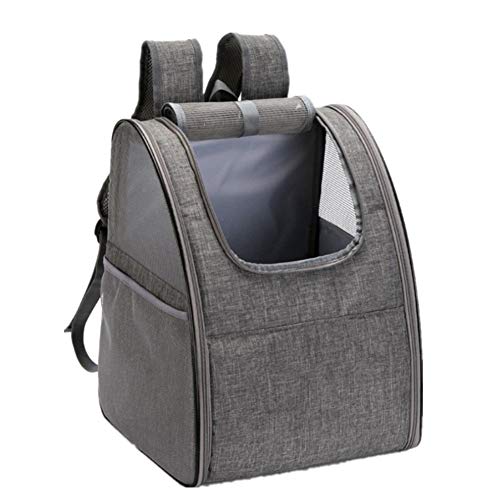 BOENTA Hunderucksack Kleine Hunde Hundetragetasche Welpenträger für kleine Hunde Hunderucksackträger Pet Travel Carrier Hundeträgertaschen für kleine Hunde Gray von BOENTA