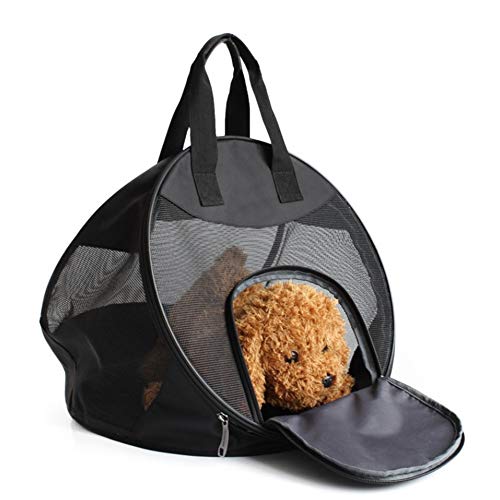 BOENTA Hundetasche Für Kleine Hunde Tragetasche Für Kleine Hunde Verstellbarer Hunderucksack Hundereisetasche Hundeträger für mittlere Hunde Black von BOENTA