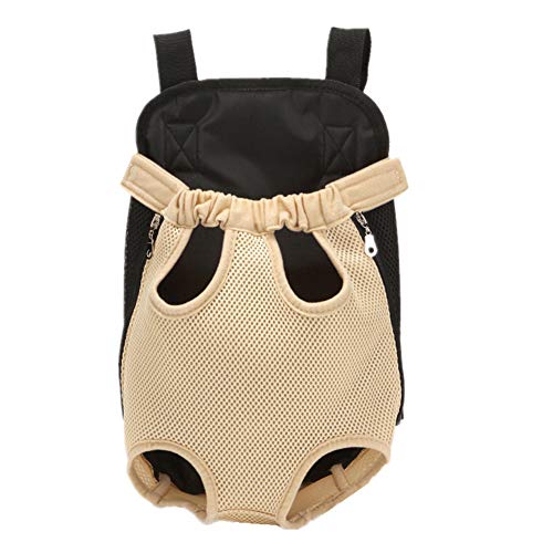 BOENTA Hundetasche Klein Hundetragetasche Hundeträger für mittlere Hunde Verstellbarer Hunderucksack Hundereisetasche Haustierträger für Hunde Welpenträger Yellow,l von BOENTA