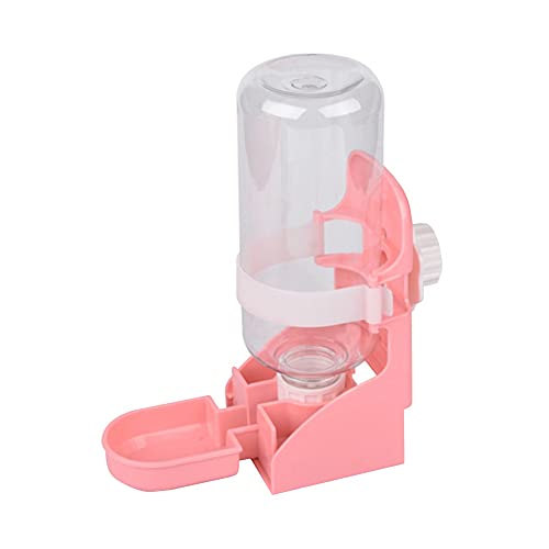 BOENTA Kaninchen Trinkflasche Wasserflasche Hund Unterwegs Haustier-Reise-Wasserflasche Hundekäfig Flasche Hundekiste Wasserflasche pink von BOENTA