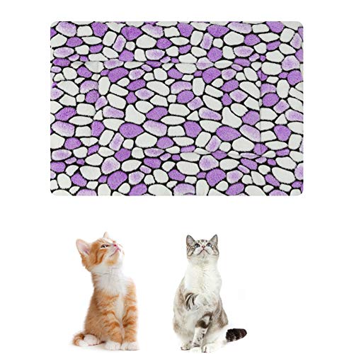 BOENTA Katzendecke Hundedecken Waschbar Dicke Haustierdecke Welpendecken Hundebett Zubehör Katzenbetten Katzendecke Kätzchenbett Flauschige Decke Purple,l von BOENTA