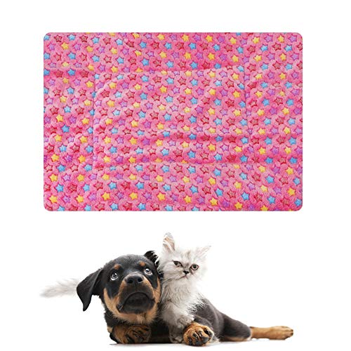 BOENTA Katzendecke Hundedecken Waschbar Dicke Haustierdecke Welpendecken Hundebett Zubehör Katzenbetten Katzendecke Kätzchenbett Flauschige Decke pink,l von BOENTA