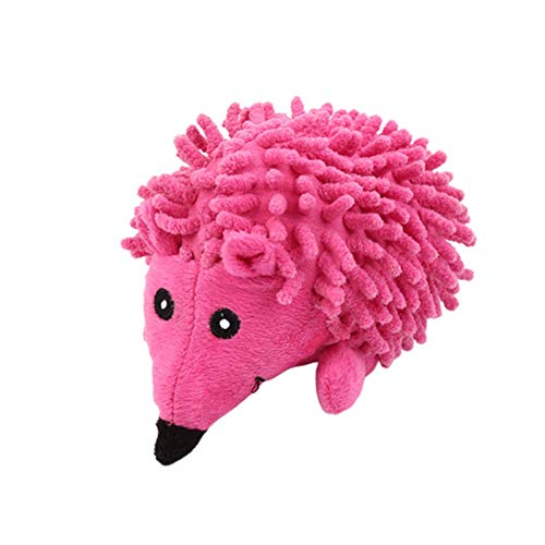 BOENTA Kauspielzeug Hund Hundespielzeug Quietscher Welpe Plüschtier Quietschendes Hundespielzeug Hund Soft Toys für kleine Hunde Welpenspielzeug pink von BOENTA