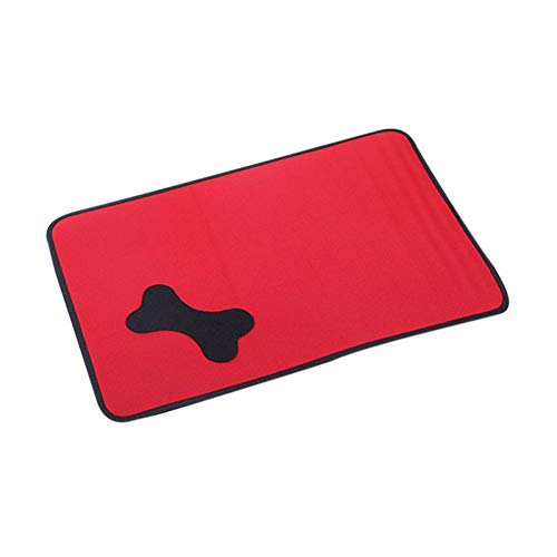 BOENTA Kühldecke Für Hunde Hund Kühlmatte Coole Matte für Hund Cooles Hundebett Coole Hundematte Kühlkissen für Hunde Kistenmatte Katzenkühlmatte red,l von BOENTA