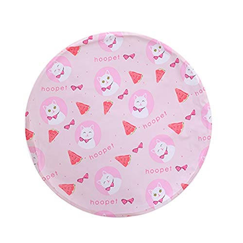 BOENTA Kühldecke Für Hunde Kühlmatte Für Katzen Hundeauflagen-Training Hundekühlung Hundematte Coole Matte für Hund Kistenmatte Hund Kühlen Pad pink,m von BOENTA