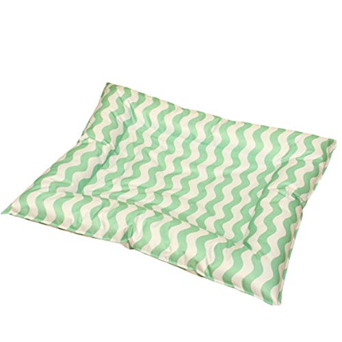 BOENTA Kühldecke Für Hunde Kühlmatte Für Katzen Kühlkissen für Hunde Coole Matte für Hund Kühlkissen für Hunde Hund Cool Mat Kühlende Hundematte Kistenmatte Green,m von BOENTA