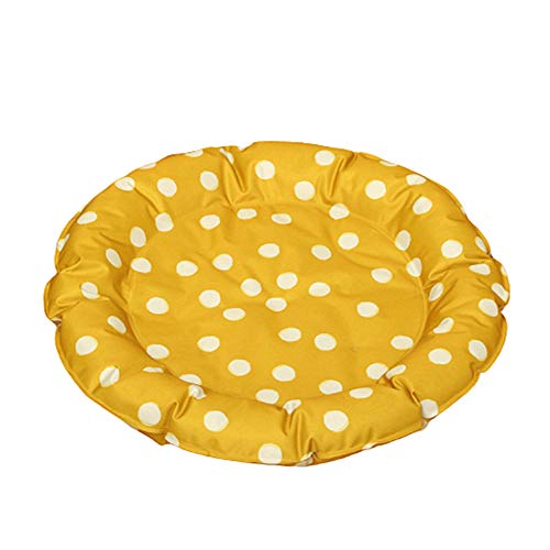 BOENTA Kühldecke Für Hunde Kühlmatte Für Katzen Kühlkissen für Hunde Coole Matte für Hund Kühlkissen für Hunde Hund Cool Mat Kühlende Hundematte Kistenmatte yellow1,m von BOENTA