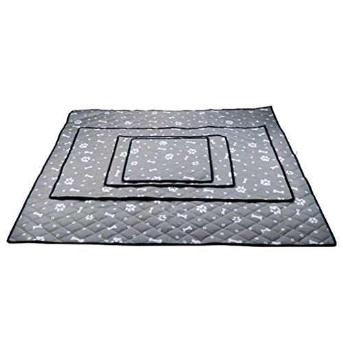 BOENTA Kühldecke Für Hunde Kühlmatte Hunde Hundematte Trainingspads Coole Matte für Hund Kühlende Hundematte Coole Hundematte Hundekühlung Pet Cooling Mat Gray,XL von BOENTA