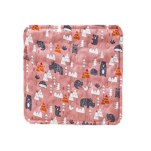 BOENTA Kühlmatte Hunde Hund Kühlmatte Katzenkühlmatte Kühlkissen für Hunde Kühlkissen für Hunde Hund Kühlen Pad Coole Matte für Hund Coole Hundematte pink,l von BOENTA