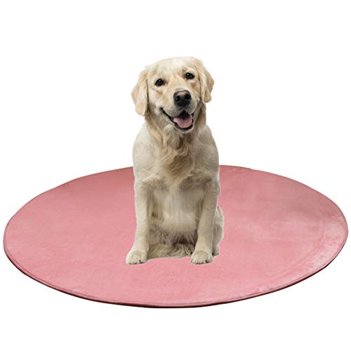 BOENTA Kühlmatte Hunde Kühldecke Für Hunde Pet Cooling Mat Kühlkissen für Hunde Hundeauflagen-Training Katze Mat Coole Hundematte Haustier Mat Hund Cool Mat pink,s von BOENTA