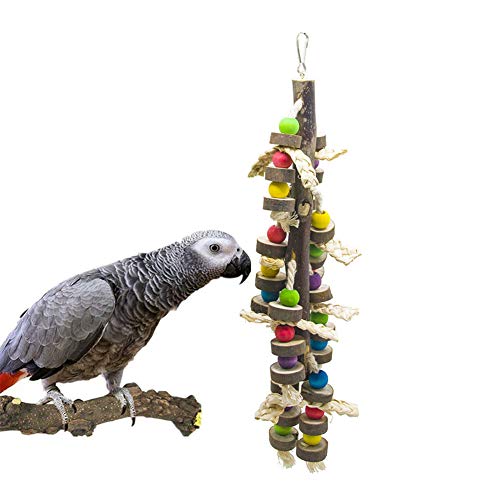 BOENTA VogelkäFig ZubehöR Wellensittich Wellensittich Spielzeug FüR Den KäFig Vögel Spielzeug Papagei Spielzeug Papagei Spielzeug African Grey 43cm von BOENTA