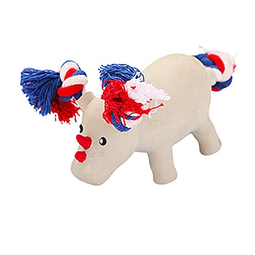 BOENTA Welpenspielzeug Hund Spielzeug Hund Hundekauspielzeug Hundezähne Spielzeug Pet Play Toy Haustierzubehör Molares Hundespielzeug Welpen Kauspielzeug White von BOENTA