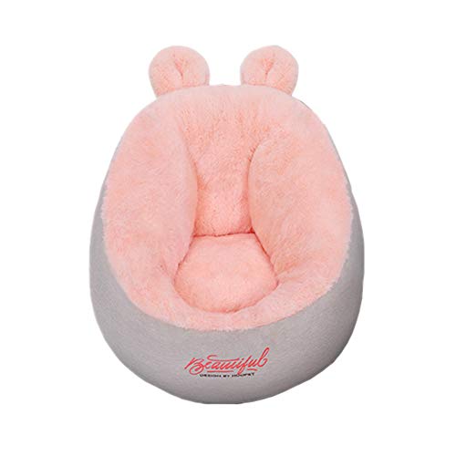 BOENTA hundebett Grosse Hunde hundebetten Hund Schlafsofa Warmes Hundebett Hundebett Flauschiges Katzenbett Hundekomfortbett Kleines Katzenbett pink,m von BOENTA