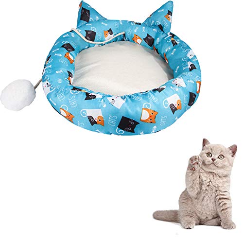 BOENTA hundebett Grosse Hunde katzenbett Flauschiges Hundebett Günstige Hundebetten Luxus Hundebett Katzenhöhle Hundekissen Hundekomfortbett Blue,XL von BOENTA