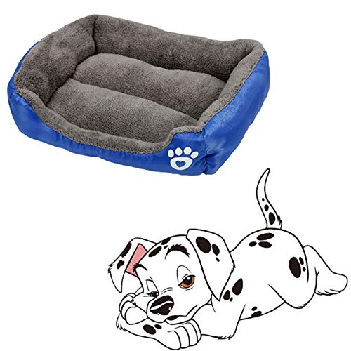 BOENTA hundebett waschbar hundebetten Katzenbetten Für Mittlere Katzen Warmes Hundebett Günstige Hundebetten Plüsch Hundebett Haustiernest royal Blue,XL von BOENTA