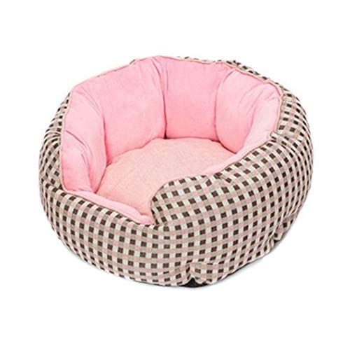 Hundehöhle Kleine Hunde Hundehaus Für Drinnen Hunde Betten Hund Betten Kleine Katze Betten Für Indoor Katzen Warmes Hundebett Bett Für Welpen Light pink von BOENTA