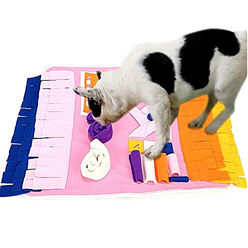 ppactvo Intelligenzspielzeug FüR Hunde SchnüFfelteppich Hund Soft Pad Slow Feeding Mat Interaktive Hundespielzeug Pet Slow Feeding Mat FüR Das Training Von Haustieren von BOENTA