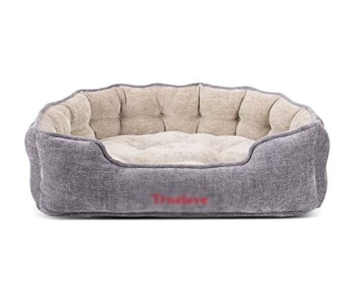 Katzenbett höhle Tierbett Haustierbett Für Hunde Oder Katzen, Weich, Langlebig, Wärmend, Maschinenwaschbar Und Verstärkte Kanten Hundekissen katzenkissen (Color : B, Size : 75 * 73 * 24cm) von BOGAZY