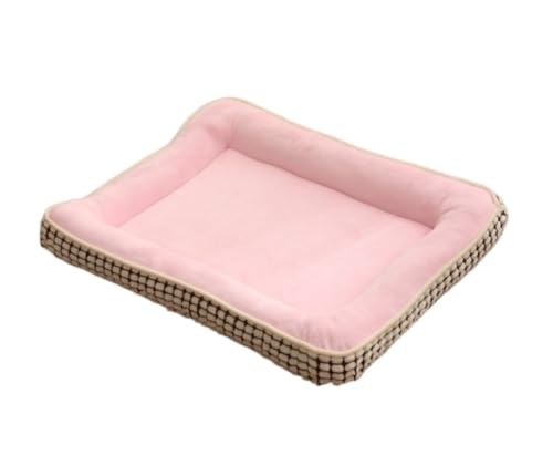 Katzenbett höhle Tierbett Hundebett Orthopädisches Hundekäfigbett Hundebett für kleine bis sehr große Hunde Moderne Betten mit Plüsch Hundekissen katzenkissen (Color : A, Size : 51 * 41cm) von BOGAZY