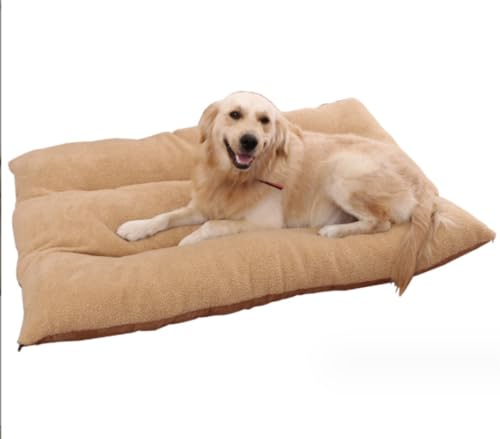 Katzenbett höhle Tierbett Waschbare Hundebetten Für Extra Große Hunde Mit Wasserdichtem Innenfutter. Hundeboxbett Aus Geschreddertem Memory-Schaum Hundekissen katzenkissen ( Color : C , Size : 100*65* von BOGAZY