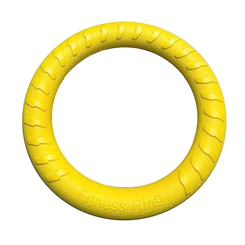 Hundespielzeug, Fliegende Scheiben für Haustiere, Hundetrainingsring, Puller-beständiges Spielzeug für Hunde, schwimmendes Welpen-Bissring-Spielzeug, interaktive Haustierartikel(5,29cm) von BOHHO