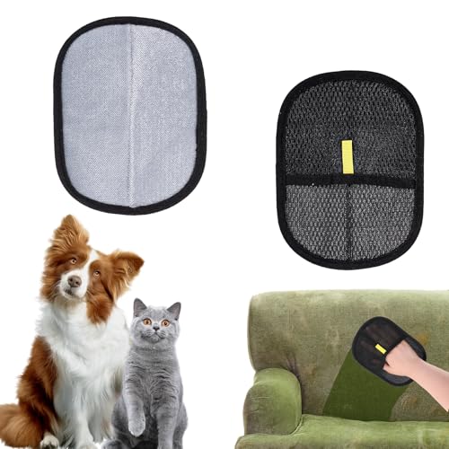 BOHUIZ 2 Stück Fell Magnet Handschuh, Wiederverwendbare Tierhaarentferner Handschuh Katzen Hunde Handschuhe Fellpflege Zum Waschen, Entfernen Von Haaren Und Pflegen BOHUIZ 2 Stück Fell Magnet Handschuh, Wiederverwendbare Tierhaarentferner Handschuh Katzen Hunde Handschuhe Fellpflege Zum Waschen, Entfernen Von Haaren Und Pflegen von BOHUIZ