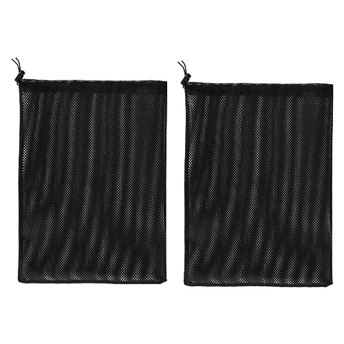 BOKIOESDE 2 Teile/Satz Tasche Für Filter Pumpe Hohe Dichte Mesh Wiederverwendbare Einfache Bedienung Tuch Filter Tasche Pack Kordelzug, 31 * 41CM von BOKIOESDE