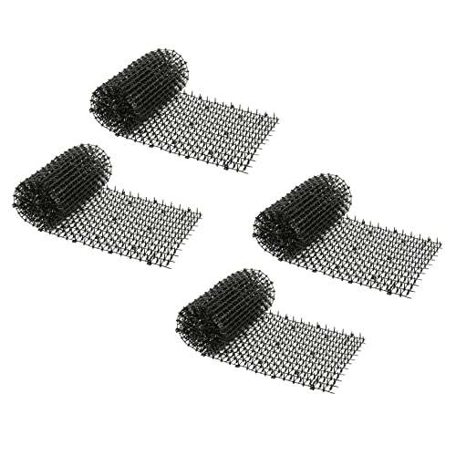 BOLAXHCA 4X Katze Matte mit Spikes, Katze Hund Tier Spikes Abwehrmittel Abschreckungs Matte, Indoor Katze Außen Matte für Den Garten, 2M x 0, von BOLAXHCA