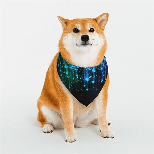 Hundehalstücher mit Sternen, wendbar, dreieckig, verstellbar, weich, für mittelgroße und große Haustiere von BONDIJ