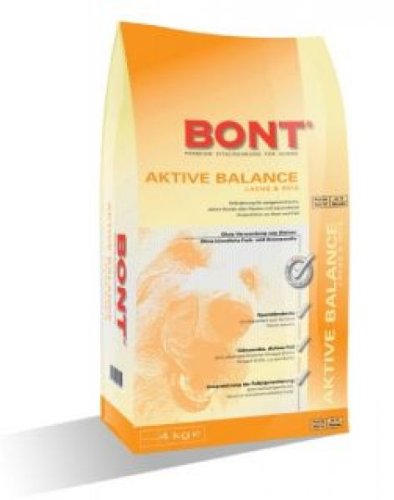 BONT Aktive Balance Lachs + Reis 1 x 4 kg Krokette auch für kleine Rassen Hundefutter von BONT