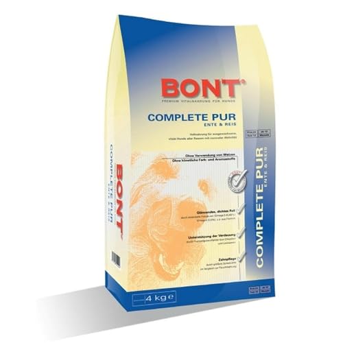 BONT Complete Pur Geflügel Ente + Reis 1 x 15 kg Hundefutter Hunde-Trockenfutter von Bont