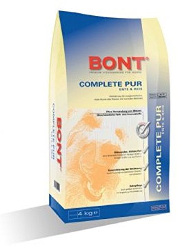 BONT Complete Pur Geflügel Ente + Reis 1 x 4 kg Hundefutter Hunde-Trockenfutter von BONT