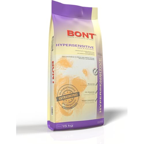 BONT HYPERsensitve Ente + Kartoffel 1 x 15 kg ohne Getreide Hundefutter Trockenfutter von BONT