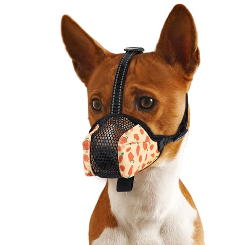 BONTHEE Maulkorb für Hunde,Dog Muzzle,Weiches Maulkorb Hund für kleine,Mittelgroße Hunde mit Atmungsaktives Mesh, Verstellbarer Schlaufe Verhindert Das Beißen, Kauen Und Bellen für vergiftete Köder von BONTHEE