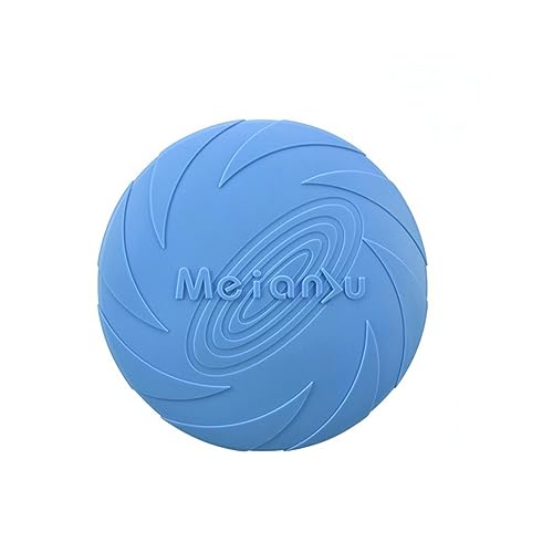 BOQUN Spielzeug Für Haustiere Fashion Dog Toy Flying Discs Haustier Hunde Silikonspiel Training Interaktive Welpenspielzeug Welpen Tierversorgungen-Blue-15Cm von BOQUN