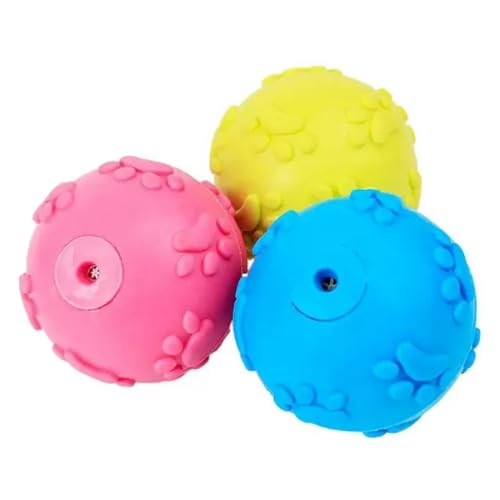 Hundespielzeug Hundespielzeug Bite Resistant Welpen Kätzchen Kaut Training Bälle Outdoor -Spiel Haustier Accessoires-Ball von BOQUN