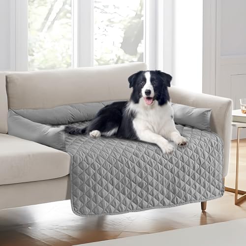 BORDEAG Hundebetten Hundekissen, 75 * 75cm Großes Hundebett, Sofabezug Für Hunde, Hundedecke Mit rutschfeste Mit Rand Sofakissen rutschfeste Hundedecke Auch Für Geeignet In Der Waschmaschine Waschbar von BORDEAG