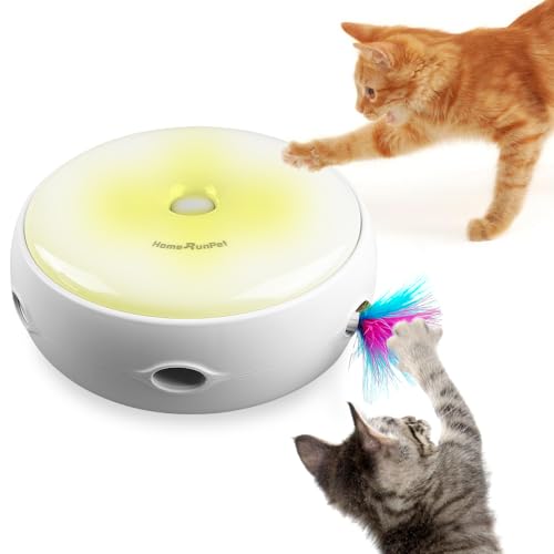 BORDEAG Katzenspielzeug Elektrisch, Multimode Interaktives Katzenspielzeug, Intelligentes Katzenspielzeug, Katzen Spielzeug, Cat Toy, Katzenspielzeug Interaktiv, für Katzenauslauf von BORDEAG