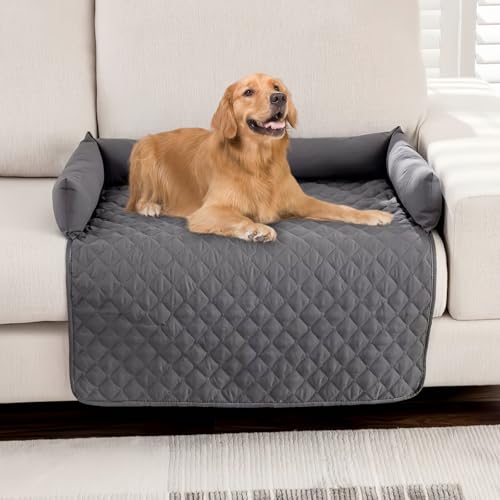 Hundebetten Hundekissen Sofaschutz, Hundedecke Sofa, Sofaschutz Hund Hundebett, Sofaschutz Plüsch Hundekissen, Hundekissen Hundematte Flauschiges Hundebett Für Große, Mittelgroße & Kleine 75*75CM von BORDEAG