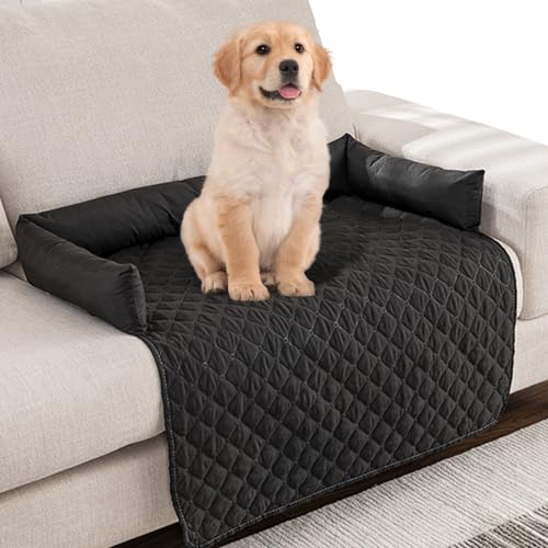 Hundebetten Hundekissen Sofaschutz, Hundedecke Sofa, Sofaschutz Hund Hundebett, Sofaschutz Plüsch Hundekissen, Hundekissen Hundematte Flauschiges Hundebett Für Große, Mittelgroße & Kleine 75*75CM von BORDEAG