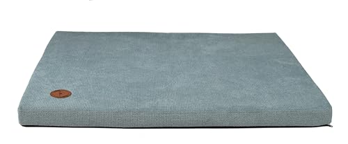 BORN2REST Bettmatte Matratze für Hunde und Katze waschbar Bunte Hundematte Hundekissen Matten Demi-Matratze Hundsofa S-XL (Minz, L (85 x 70 x 5cm)) von BORN2REST