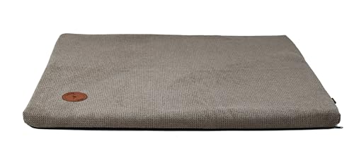 BORN2REST Bettmatte Matratze für Hunde und Katze waschbar Bunte Hundematte Hundekissen Matten Demi-Matratze Hundsofa S-XL (Sand, L (85 x 70 x 5cm)) von BORN2REST