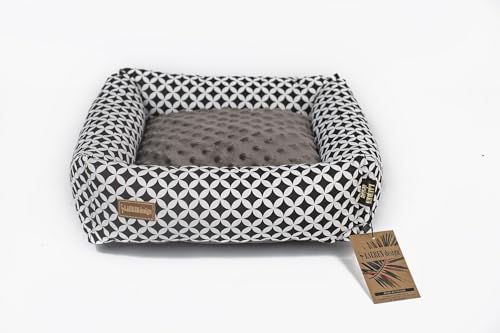 BORN2REST Nagetierbet Bett für Wirte, Chinchillas, Mäuse, Ratten, Kaninchen, Meerschweinchen, Kleintier, bequemes Bett, Zwei Größen 45 und 35 Lauren Design (35cm x 35cm, Sterne) von BORN2REST