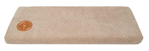 Prime Katzen Fensterliege Für Katzen, Fensterbank mit Einer Rutschfesten Rückseite, Katzenbett Fensterbank 50cm x 20cm Europäischen Union hergestellt (Beige, 50 x 20 x 3 cm) von BORN2REST