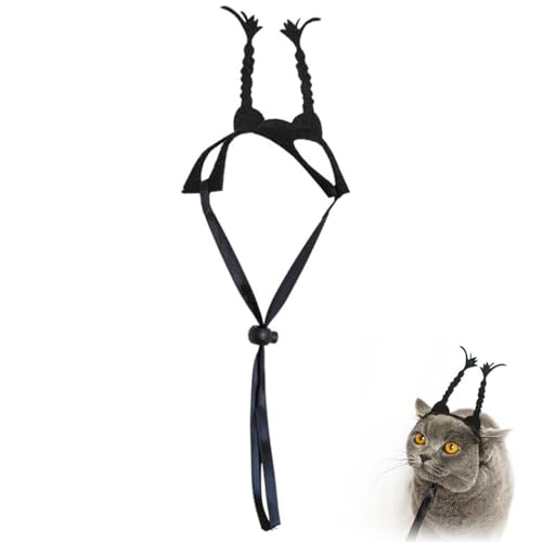 Verstellbares blutiges Stirnband für Haustiere – Party-Ready-Stirnband für Katzen und Hunde, lustiges Halloween-Cosplay-Zubehör von BOSREROY